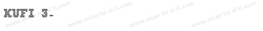kufi 3字体转换